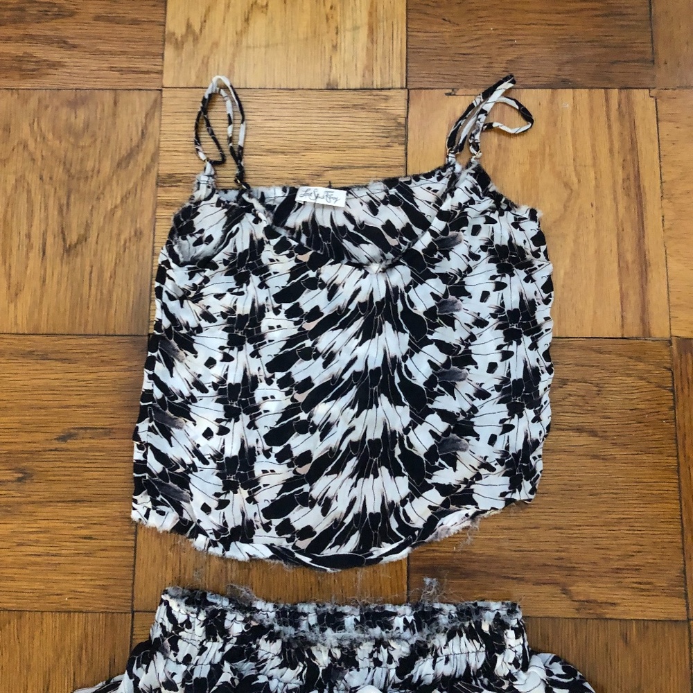 LoveShackFancy Cropped Tank Top